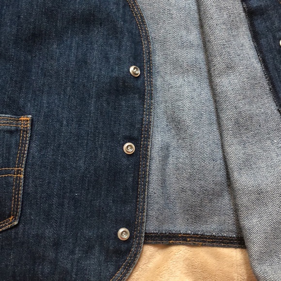 Vintage Levi Strauss & Co. Blue Jean Vest. Large. - Picture 9 of 10